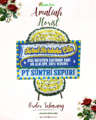 Papan Bunga Duka di Cerme