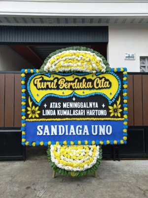 Papan Bunga Duka di Cerme